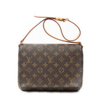 Shoulder Bag Musette Tango Brown Monogram Canvas
