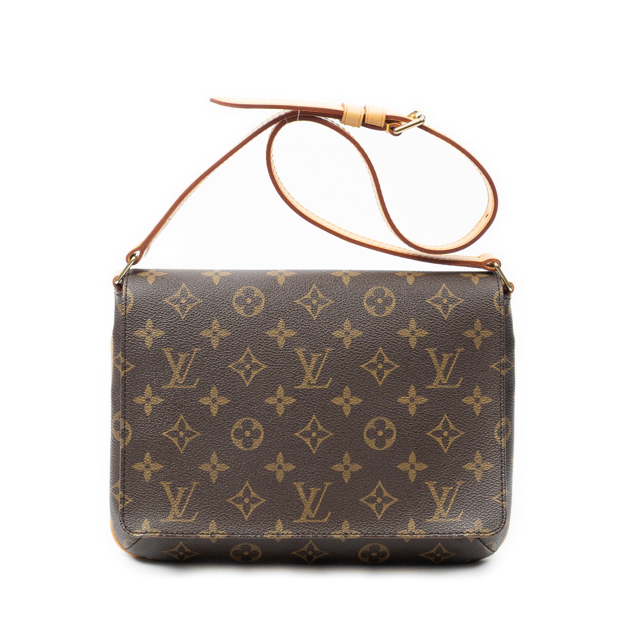 Shoulder Bag Musette Tango Brown Monogram Canvas