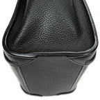 Shoulder Bag Nano Luggage Black Grained Calfskin Leather
