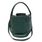 Shoulder Bag Nano Big Bag Bucket Green Grained Calfskin Leather