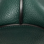 Shoulder Bag Nano Big Bag Bucket Green Grained Calfskin Leather