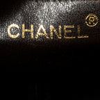 Shoulder Bag CC Ball Charm Messenger Brown Quilted Caviar Leather