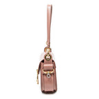 Shoulder Bag Small Tess Pink Calfskin Leather