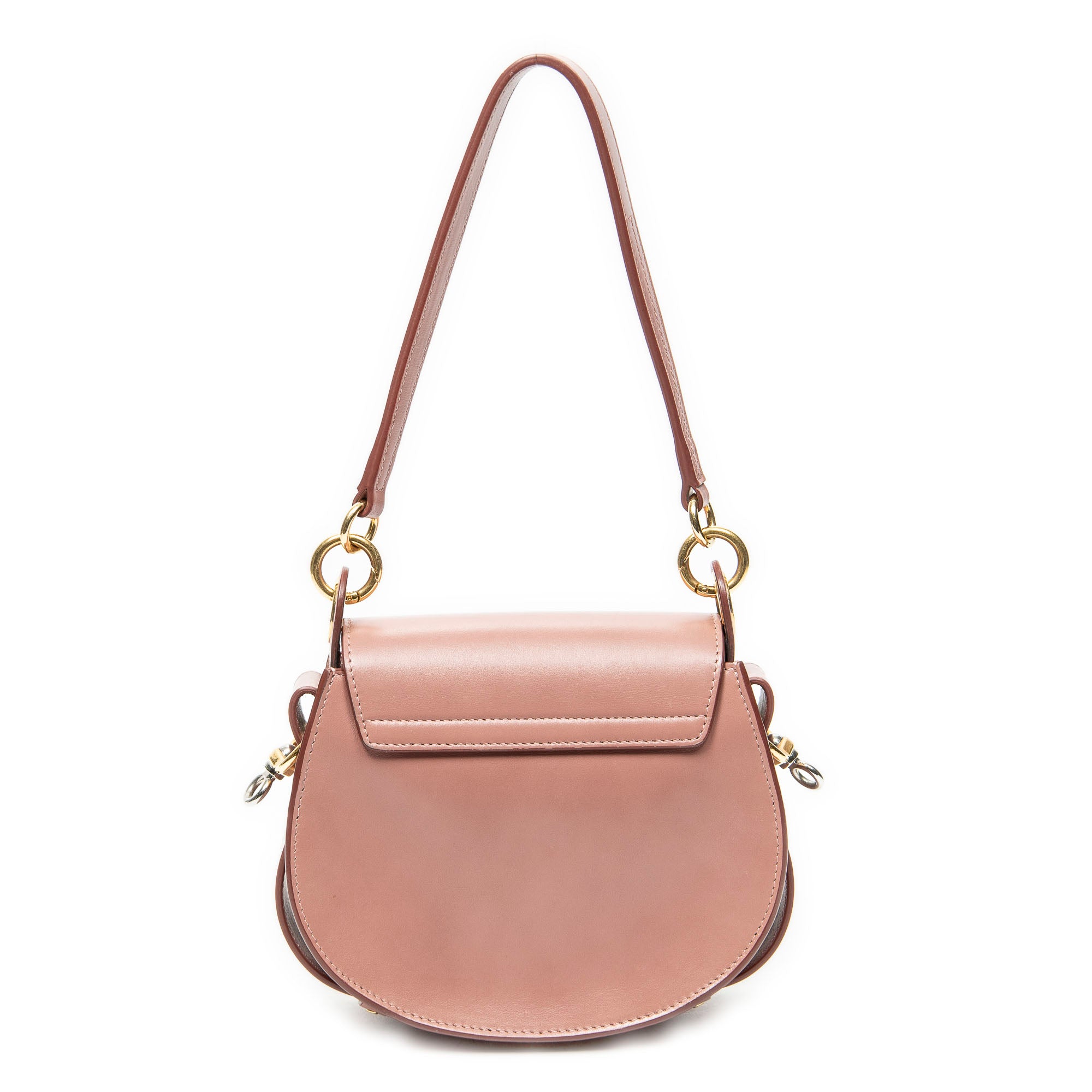 Shoulder Bag Small Tess Pink Calfskin Leather