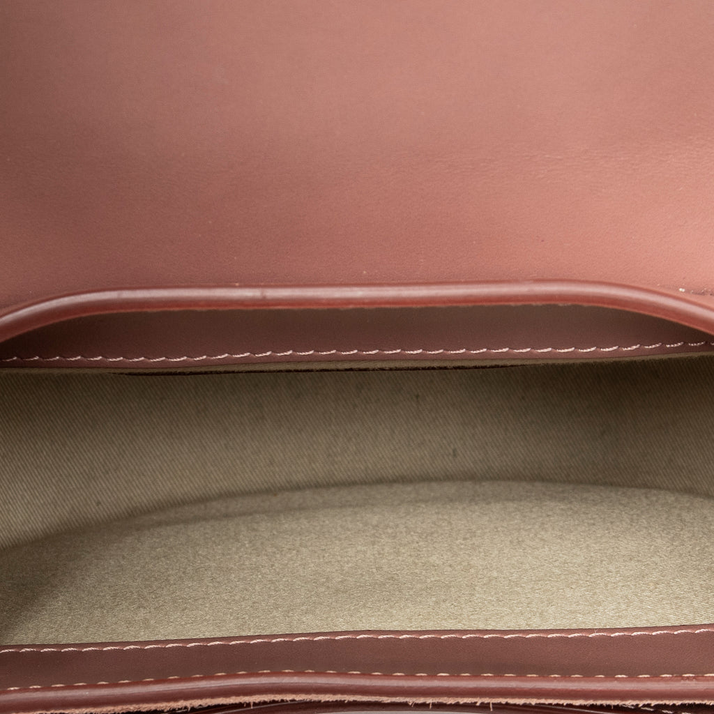 Shoulder Bag Small Tess Pink Calfskin Leather
