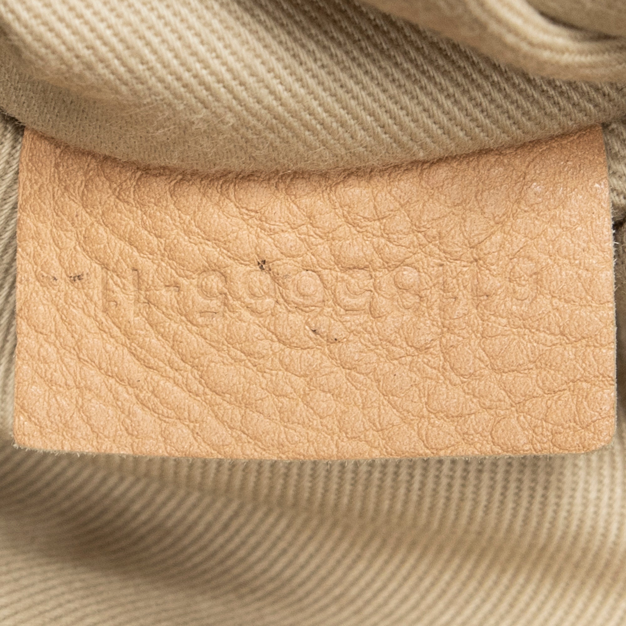 Shoulder Bag Small Faye Day Beige Grained Calfskin Leather