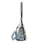 Shoulder Bag Small Roy Light Blue Calfskin Leather
