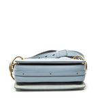 Shoulder Bag Small Roy Light Blue Calfskin Leather