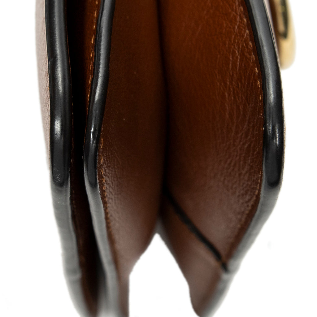 Shoulder Bag Small Faye Bracelet Bag Brown Calfskin Leather