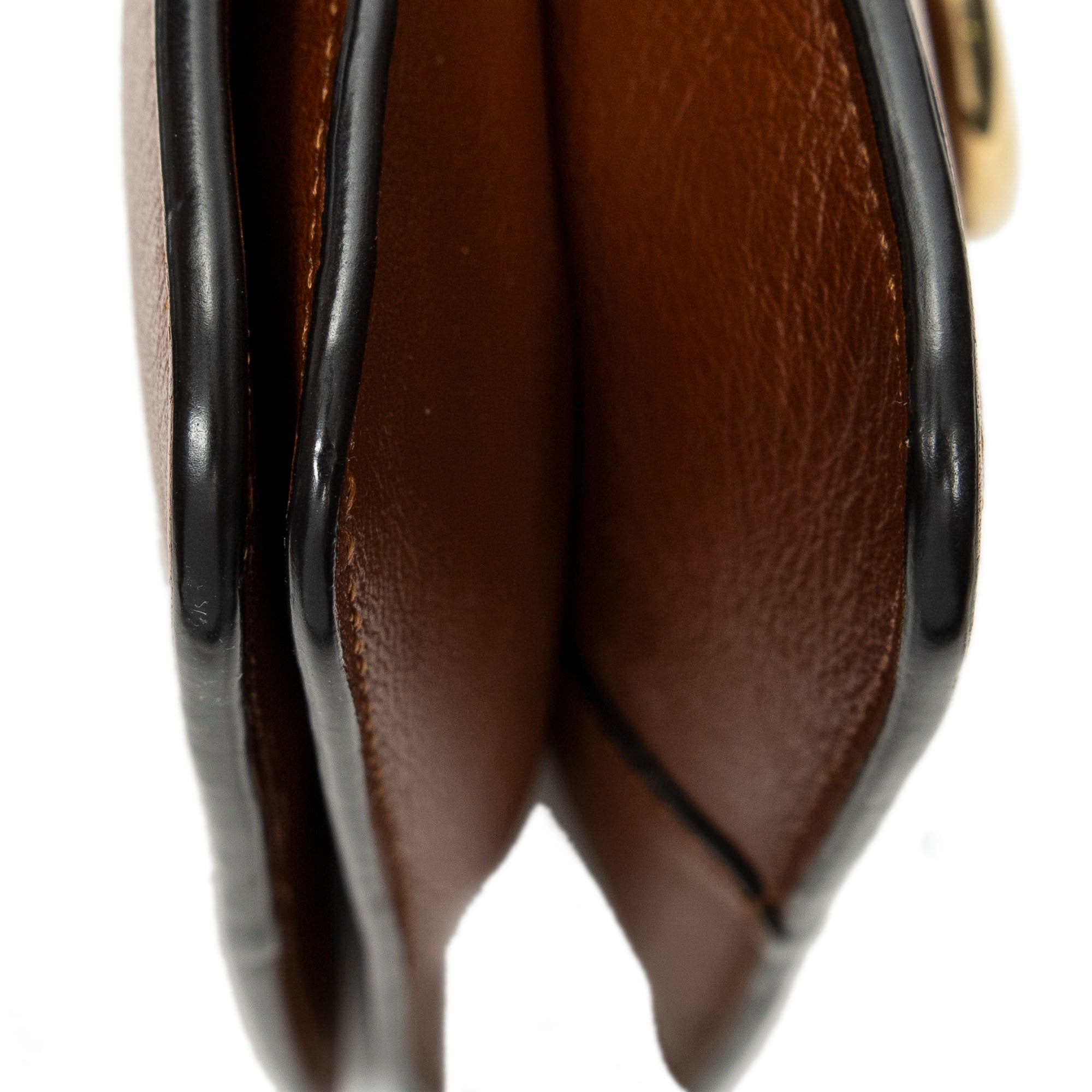Shoulder Bag Small Faye Bracelet Bag Brown Calfskin Leather