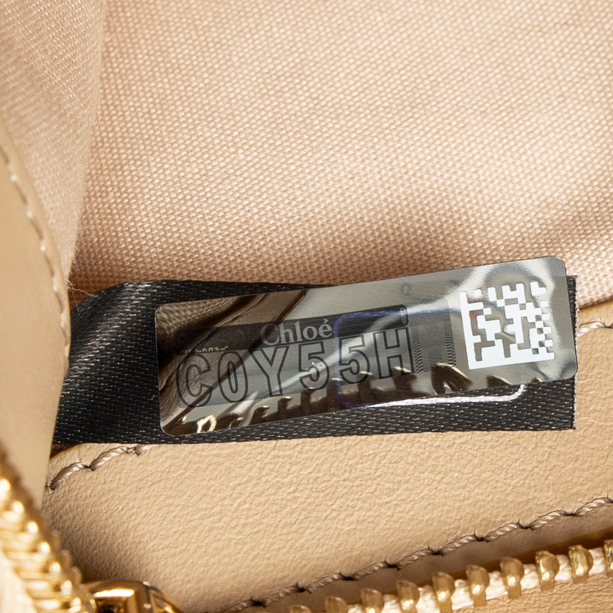 Shoulder Bag Mini Roy Chain Pouch Crossbody Beige Calfskin Leather