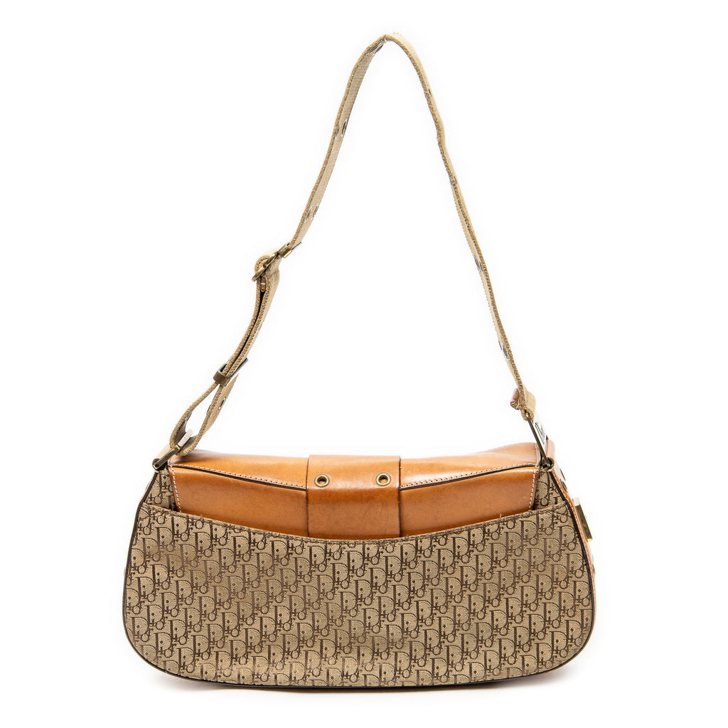 Shoulder Bag Street Chic Columbus Bag Brown Diorissimo Canvas