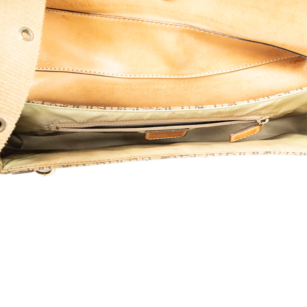 Shoulder Bag Street Chic Columbus Bag Brown Diorissimo Canvas