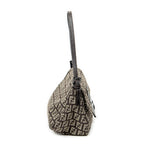 Shoulder Bag Mini Baguette Brown Zucchino Canvas