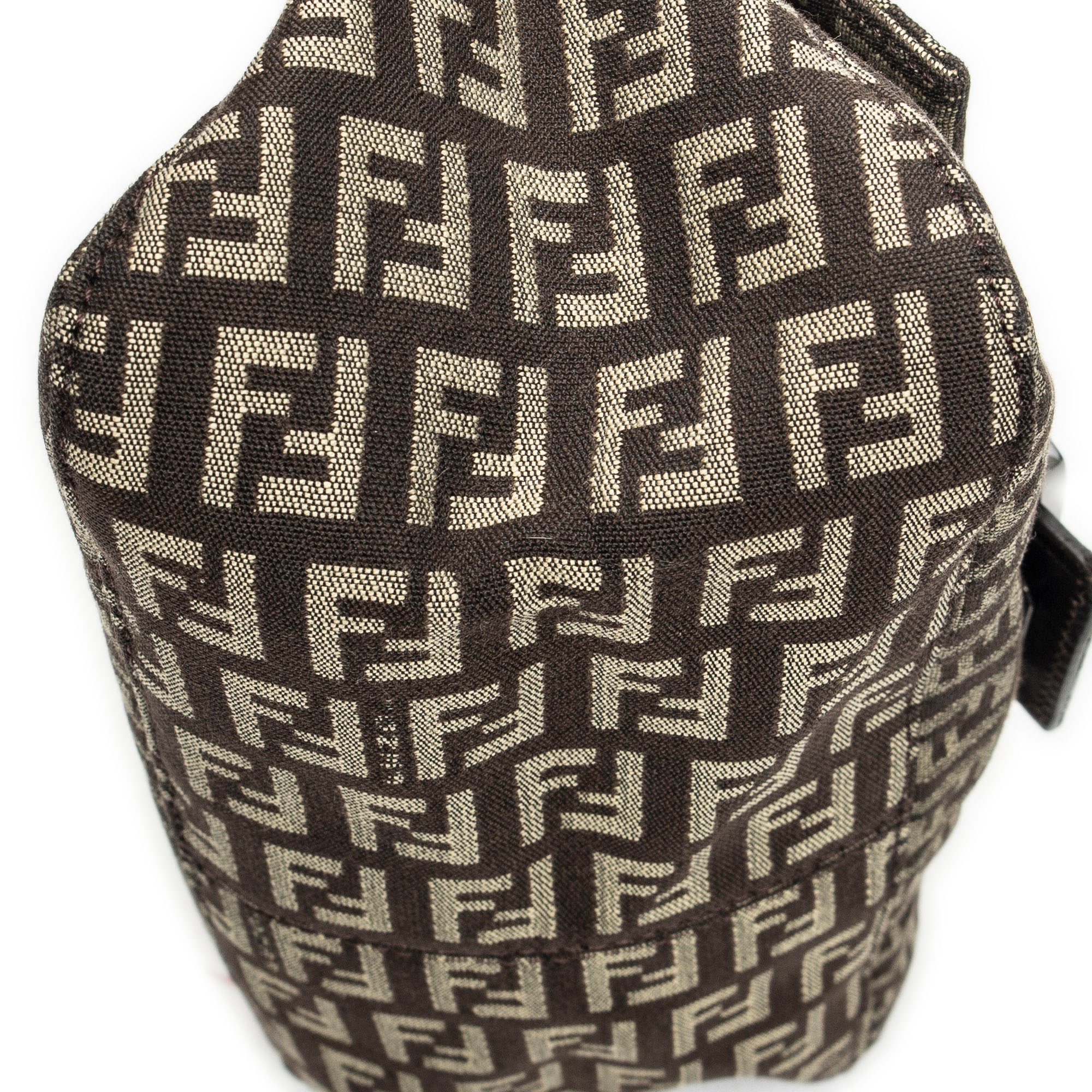 Shoulder Bag Mini Baguette Brown Zucchino Canvas