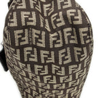 Shoulder Bag Mini Baguette Brown Zucchino Canvas