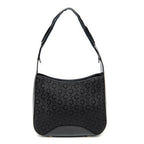 Shoulder Bag Vintage Zip Hobo Black C Macadam Canvas