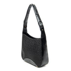Shoulder Bag Vintage Zip Hobo Black C Macadam Canvas