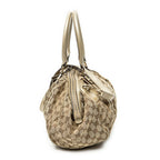 Shoulder Bag Medium Sukey Boston Beige Monogrammed Canvas