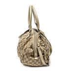 Shoulder Bag Medium Sukey Boston Beige Monogrammed Canvas