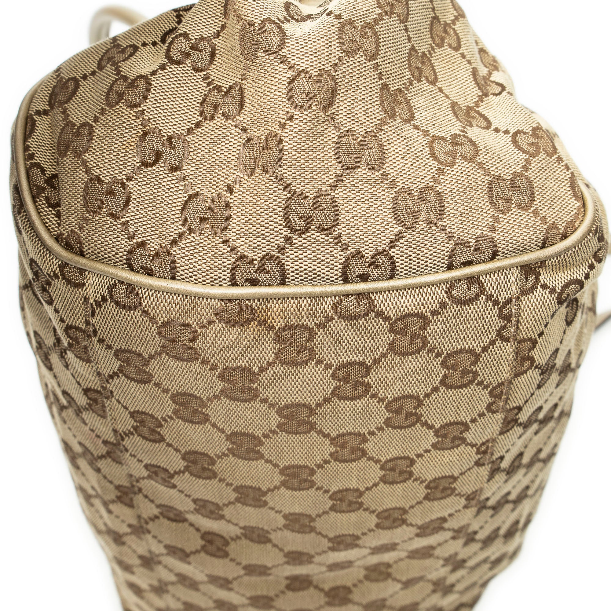 Shoulder Bag Medium Sukey Boston Beige Monogrammed Canvas