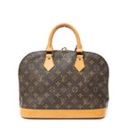 Handbag Alma PM Brown Monogram Canvas