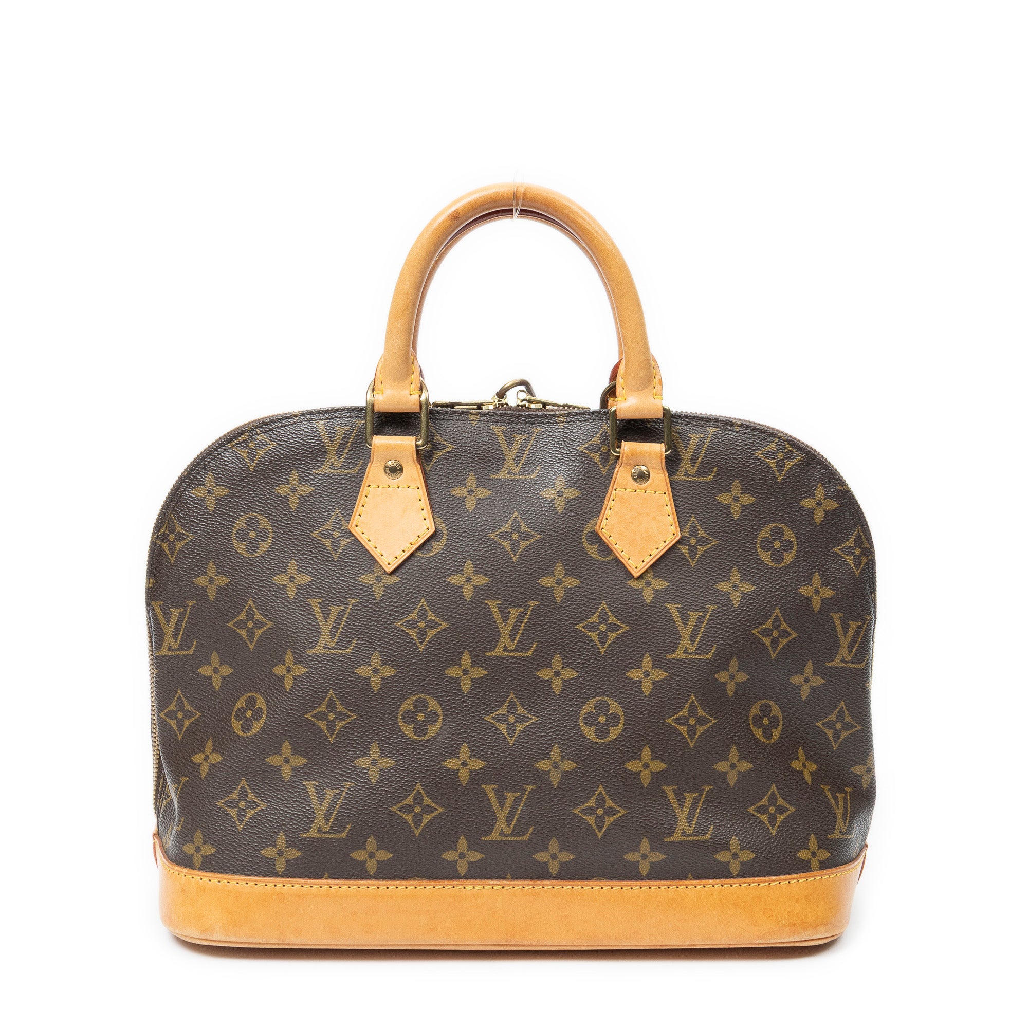 Handbag Alma PM Brown Monogram Canvas
