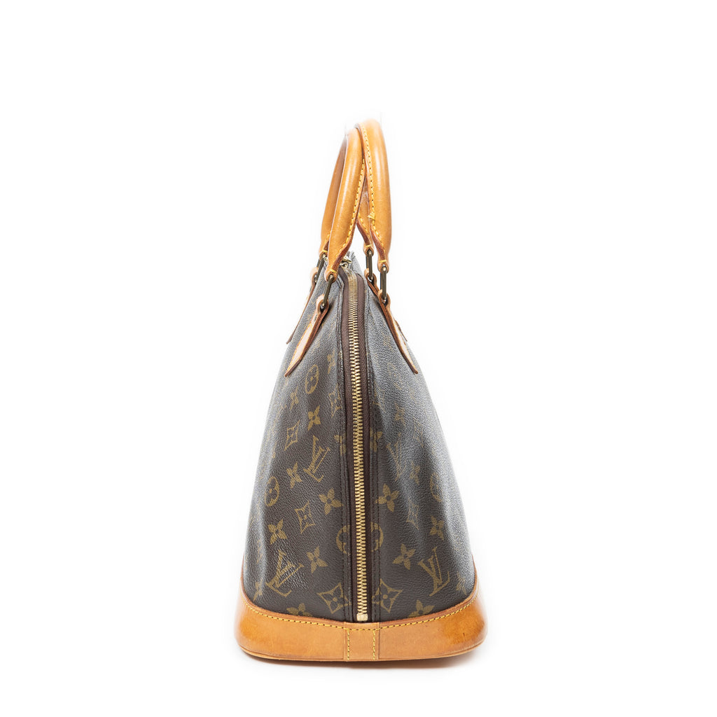 Handbag Alma PM Brown Monogram Canvas