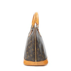 Handbag Alma PM Brown Monogram Canvas
