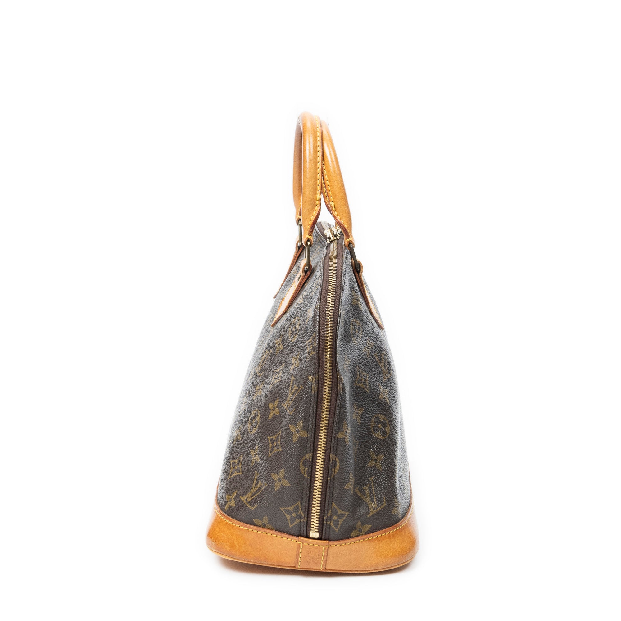 Handbag Alma PM Brown Monogram Canvas