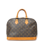 Handbag Alma PM Brown Monogram Canvas