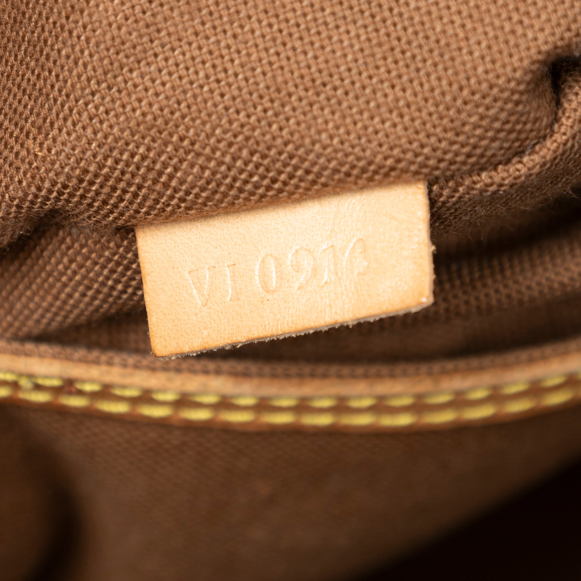 Handbag Alma PM Brown Monogram Canvas