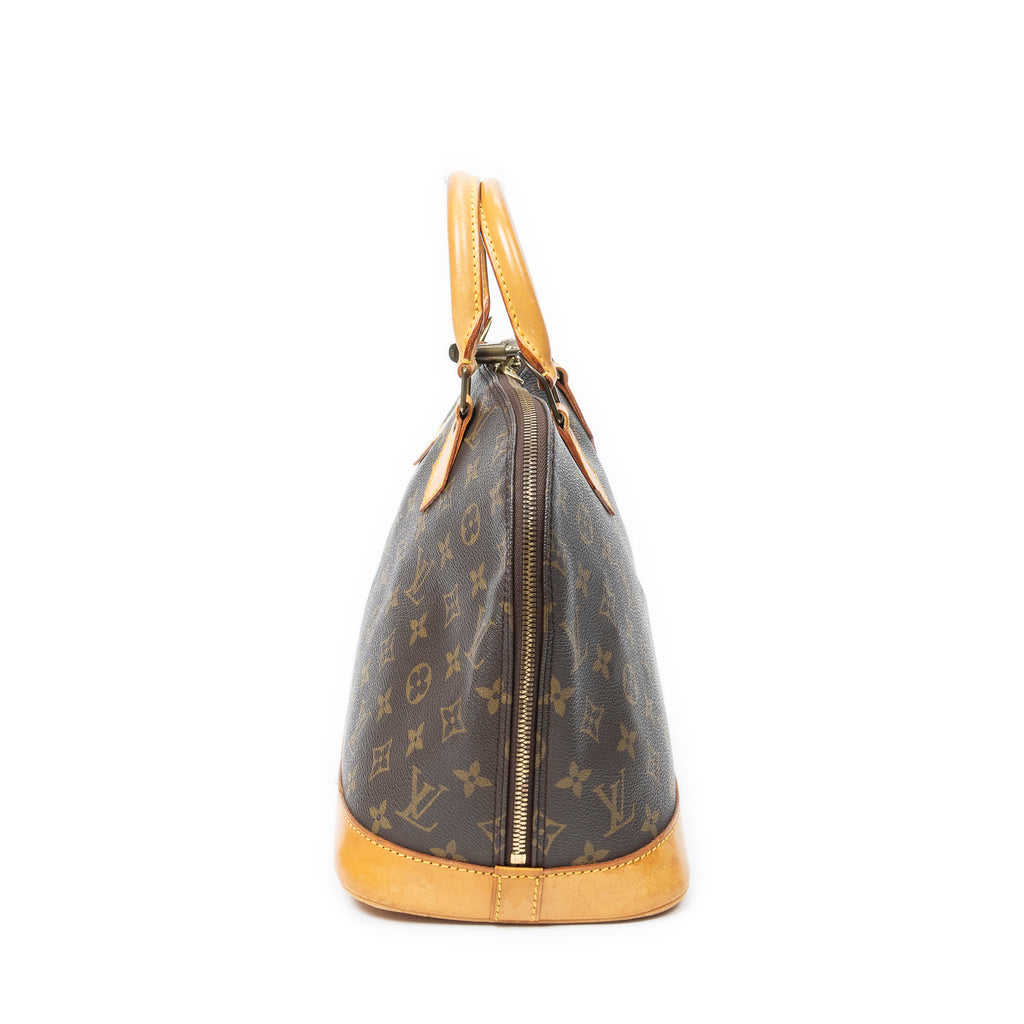 Handbag Alma PM Brown Monogram Canvas