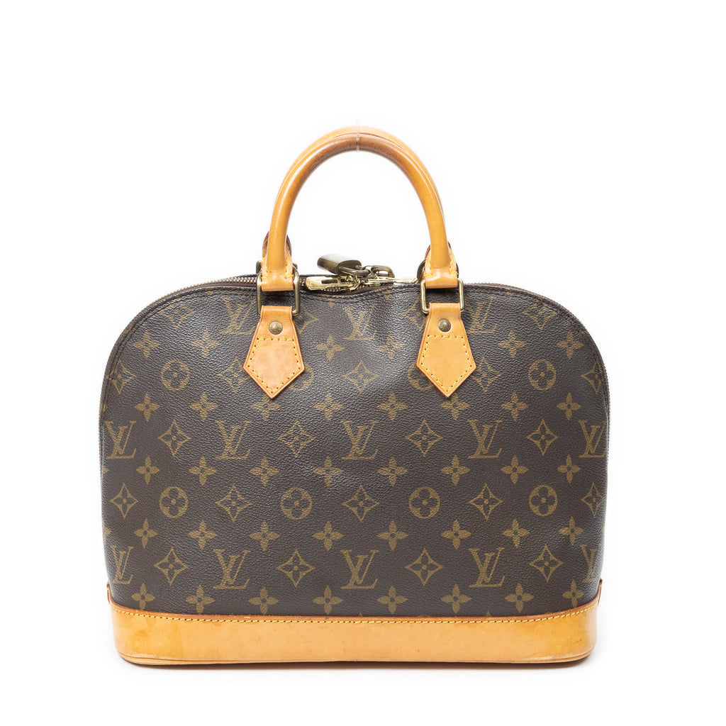 Handbag Alma PM Brown Monogram Canvas