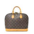 Handbag Alma PM Brown Monogram Canvas