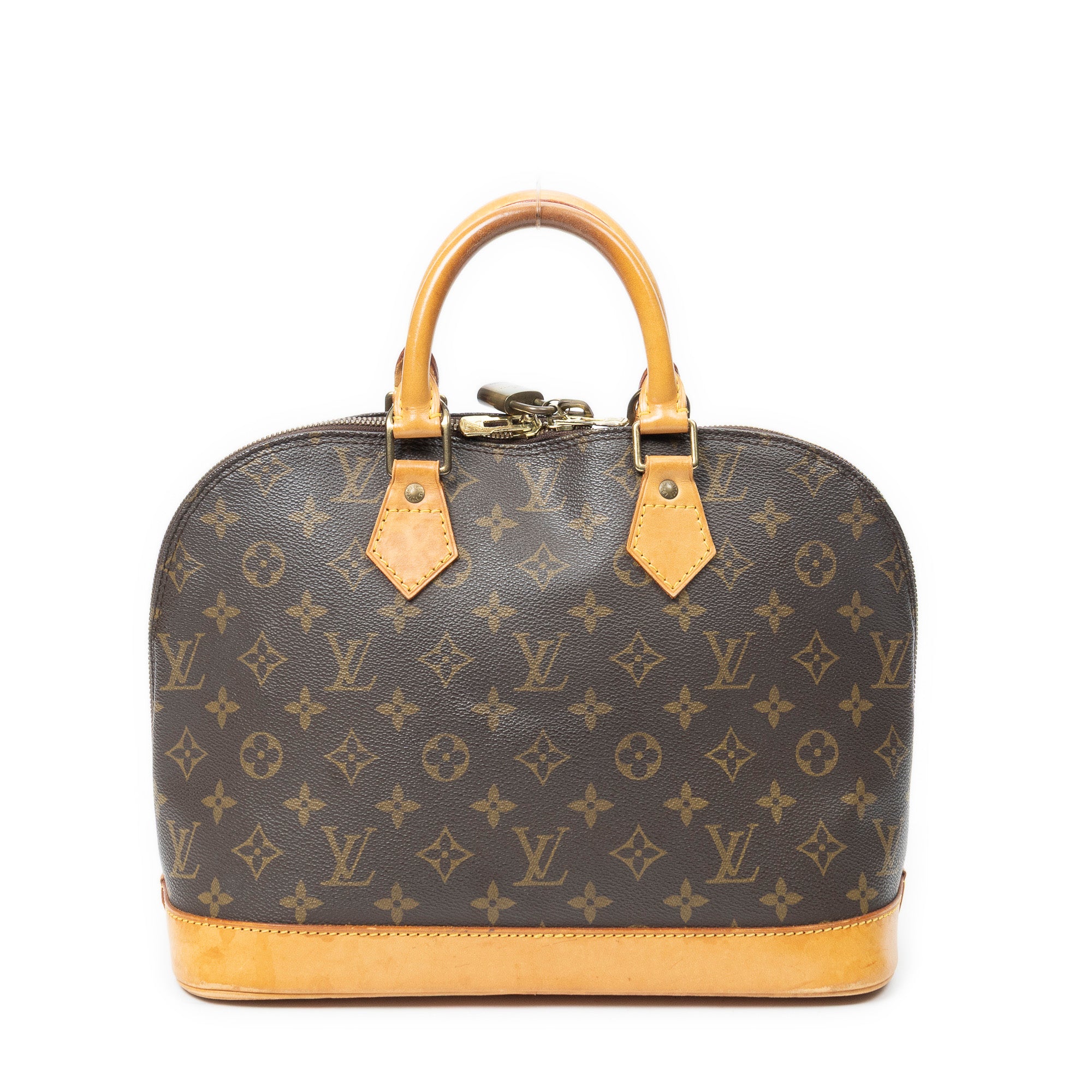 Handbag Alma PM Brown Monogram Canvas