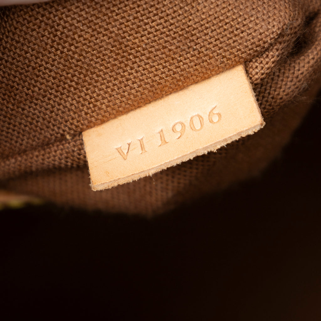 Handbag Alma PM Brown Monogram Canvas