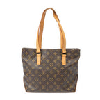 Shoulder Bag Cabas Piano Brown Monogram Canvas