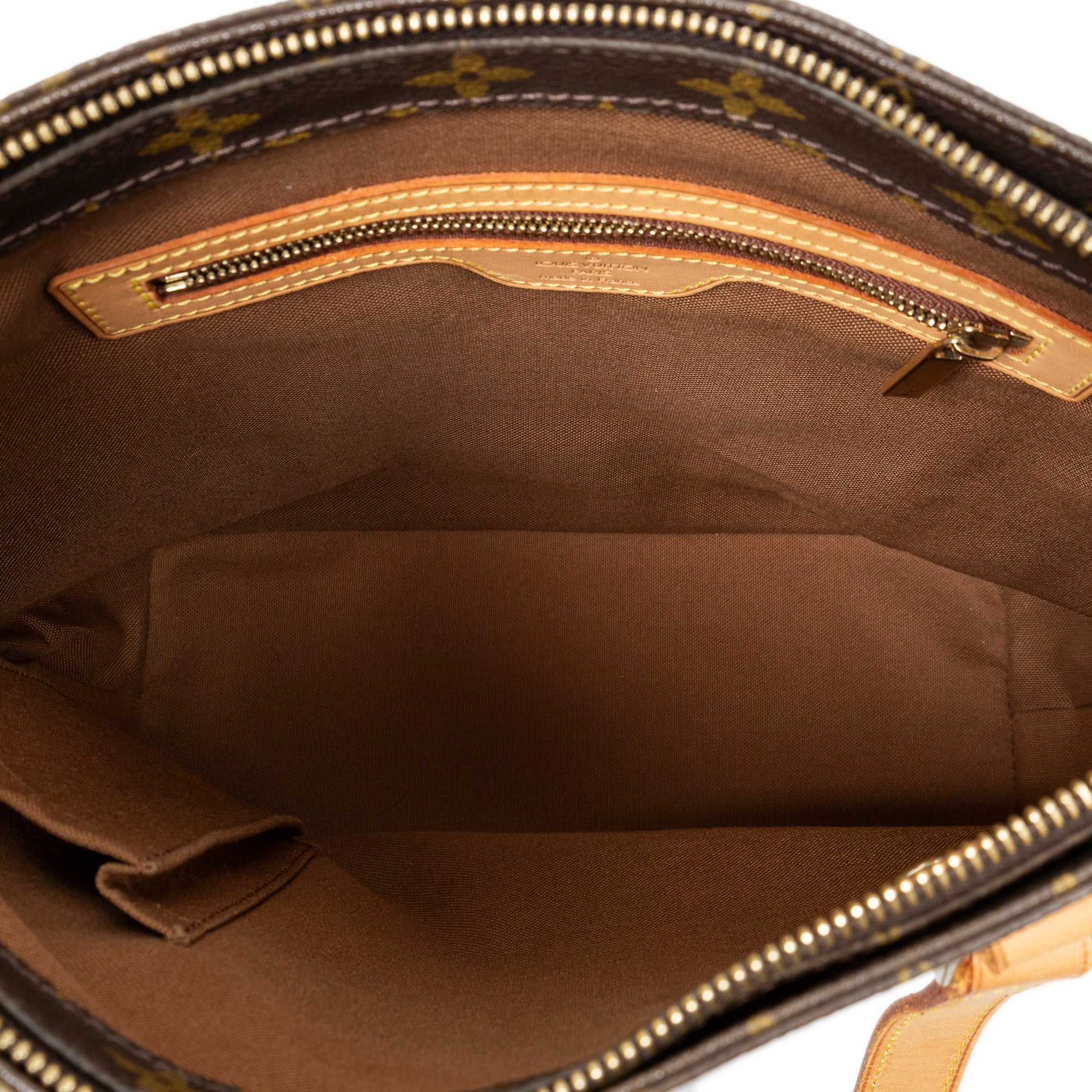 Shoulder Bag Cabas Piano Brown Monogram Canvas