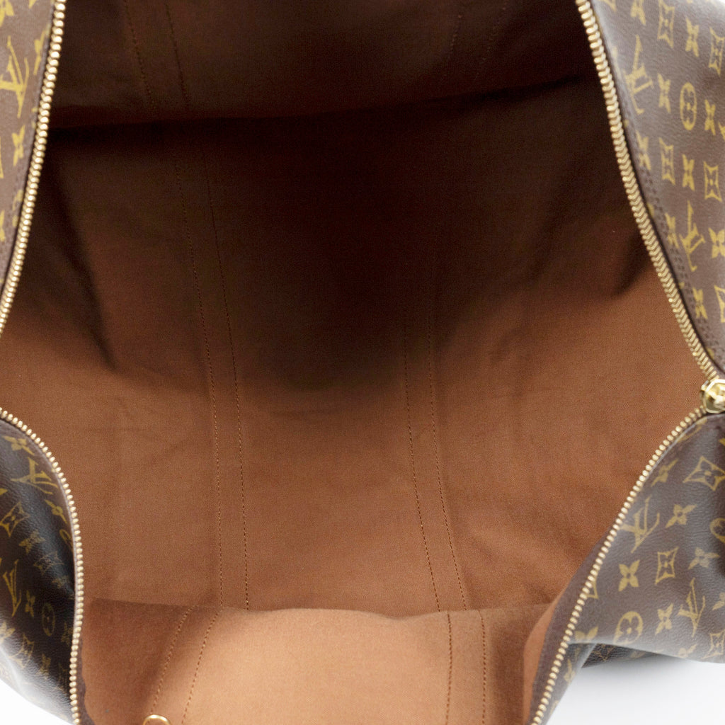 Travel Bag Keepall Bandouliere 60 Brown Monogram Canvas