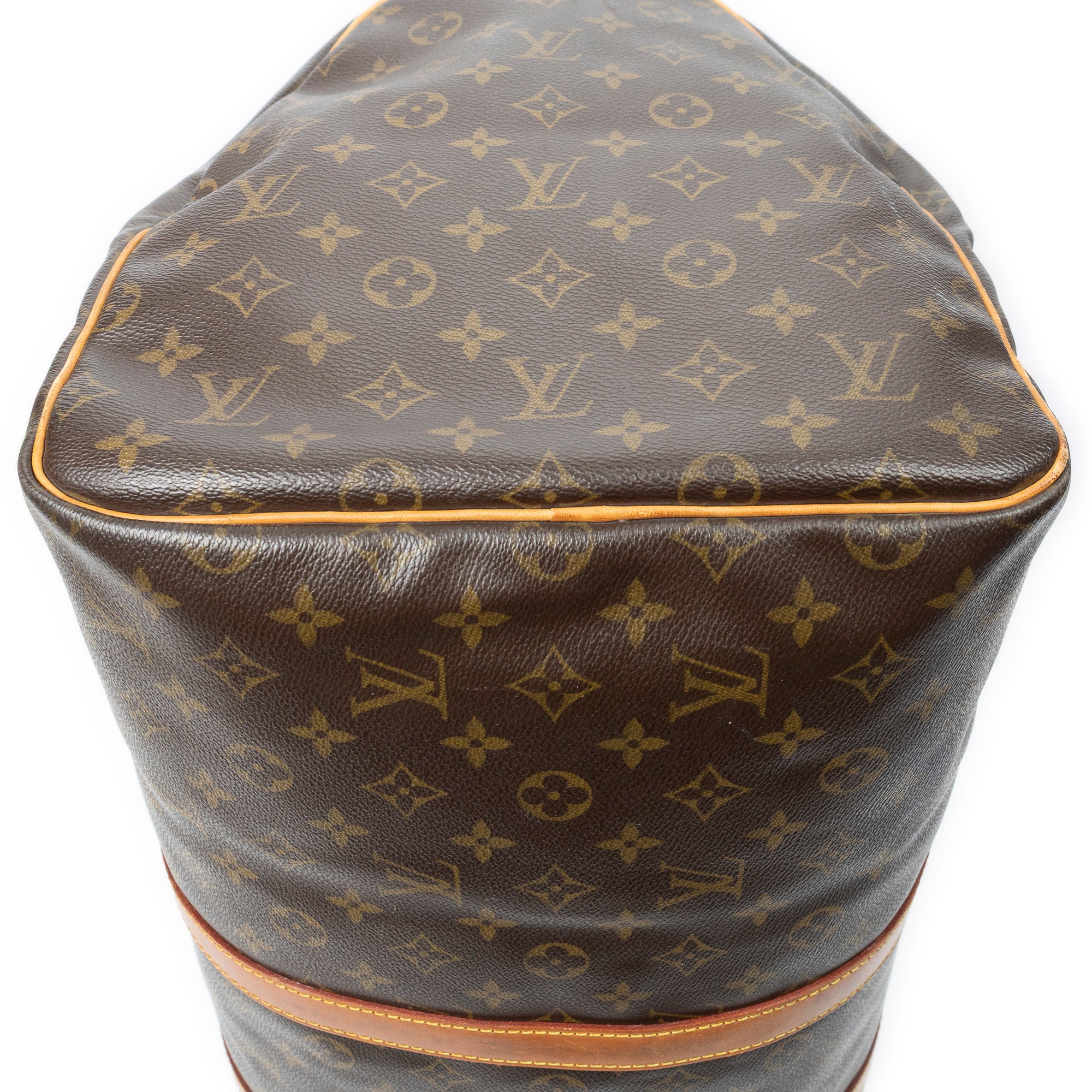 Travel Bag Keepall 55 Brown Monogram Canvas