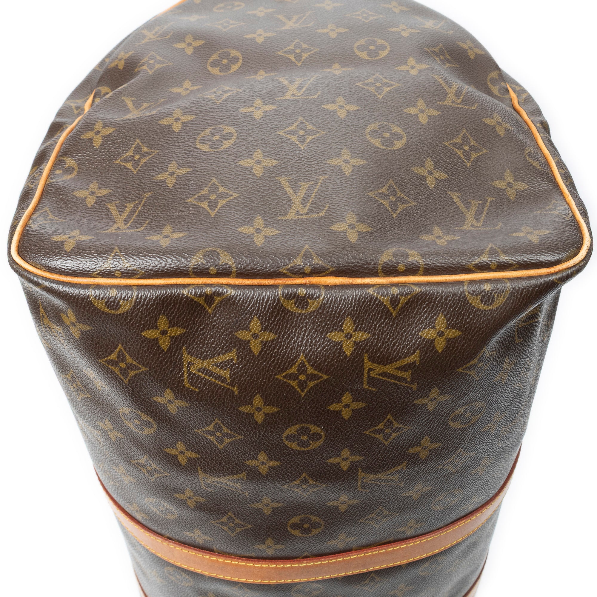 Travel Bag Keepall 55 Brown Monogram Canvas