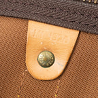 Travel Bag Keepall 55 Brown Monogram Canvas