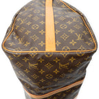 Travel Bag Keepall Bandouliere 55 Brown Monogram Canvas
