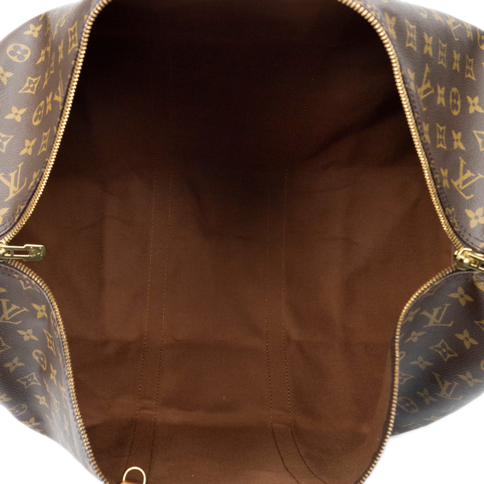 Travel Bag Keepall Bandouliere 55 Brown Monogram Canvas
