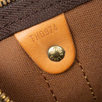 Travel Bag Keepall Bandouliere 55 Brown Monogram Canvas
