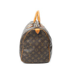 Handbag Speedy 40 Brown Monogram Canvas