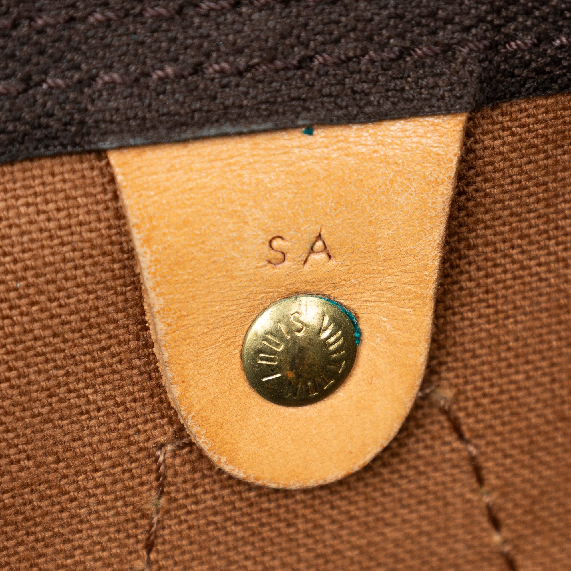 Handbag Speedy 40 Brown Monogram Canvas