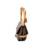 Shoulder Bag Saumur MM Brown Monogram Canvas