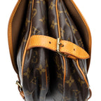 Shoulder Bag Saumur MM Brown Monogram Canvas